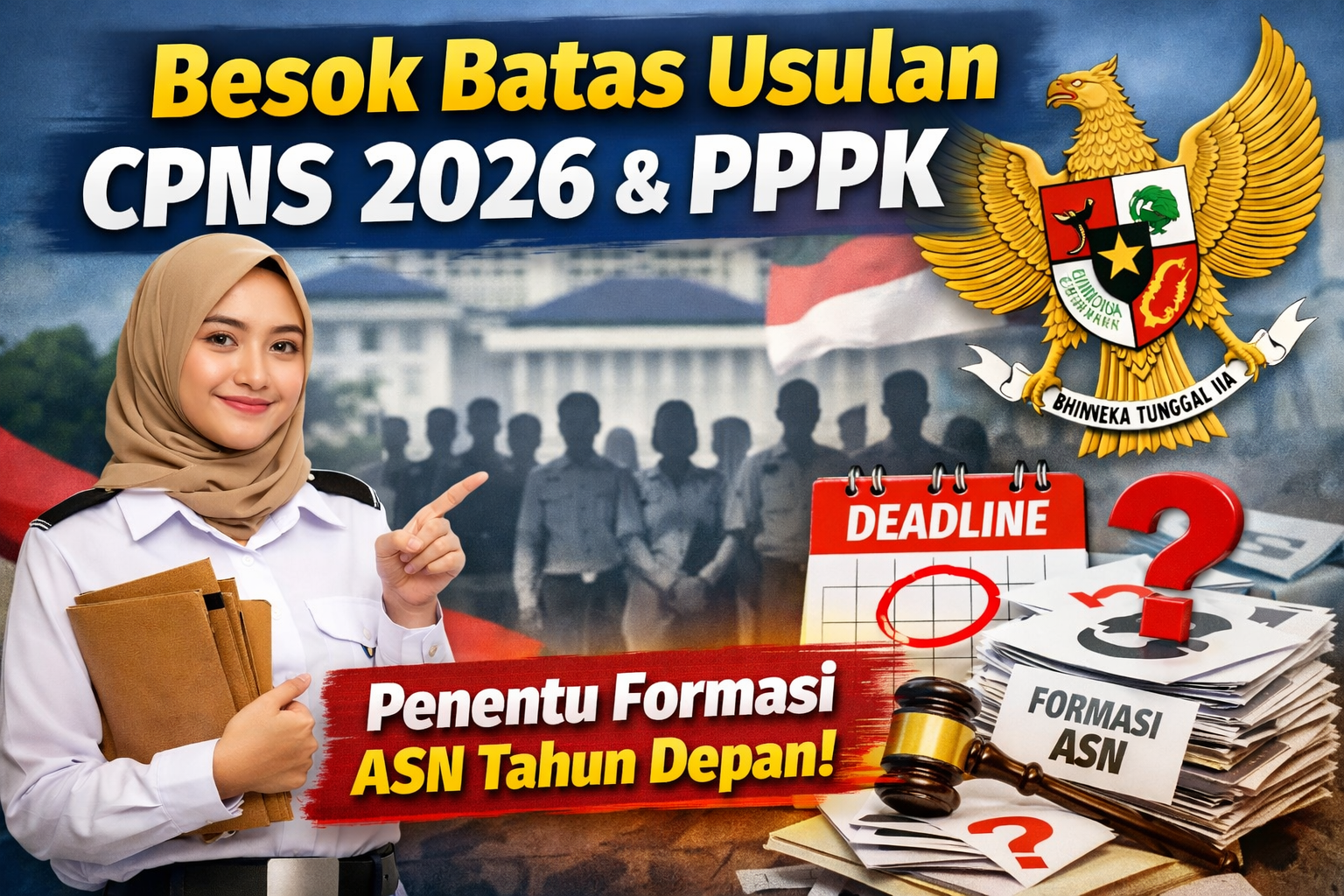 Besok Batas Usulan Kebutuhan CPNS 2026 dan PPPK: Ini Dampaknya untuk Formasi ASN Tahun Depan