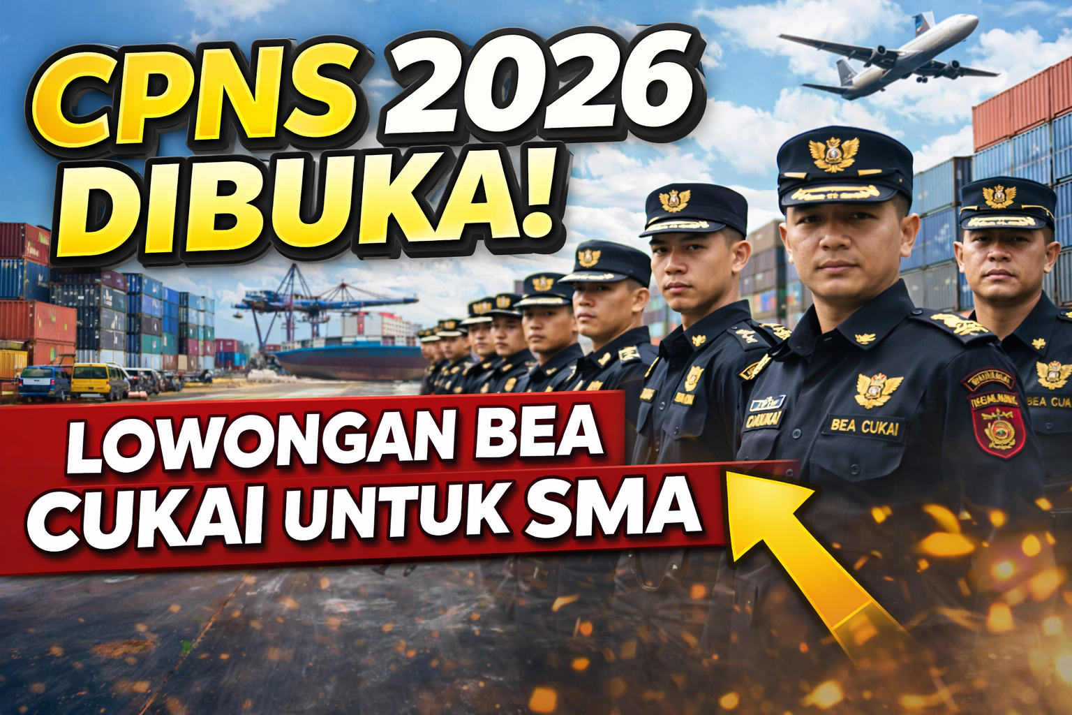 CPNS 2026 Dibuka! Bea Cukai Siapkan Ratusan Formasi untuk Lulusan SMA, Ini Syarat dan Peluangnya